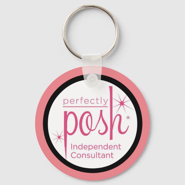Perfectly Posh Independent Consultant gifts Key Ring (Front)