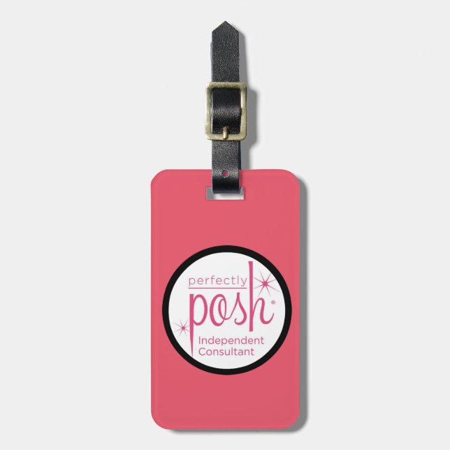 Perfectly Posh Independent Consultant gifts Luggage Tag (Front Vertical)