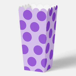 Perfectly Pretty Purple Polkadotted Favour Box