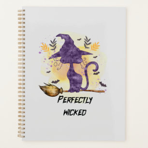 Perfectly Wicked - Black Witch Cat Planner