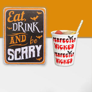 Perfectly Wicked Halloween Paper Cups