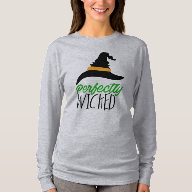 Perfectly Wicked Halloween T-Shirt (Front)