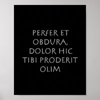 Perfer et obdura dolor hic tibi proderit olim