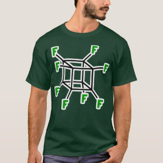 Perfluorocubane Molecular Structure T-Shirt