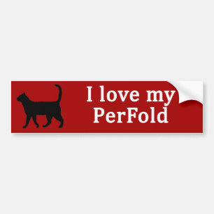 PerFold Love Bumper Sticker