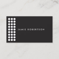 Perforated Gold Photographer's Business Card