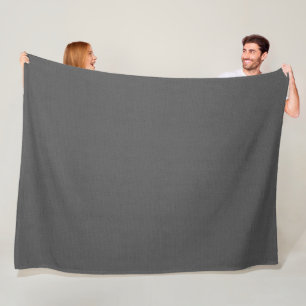Perforated Grey Leather's Digital Print Fleece Blanket