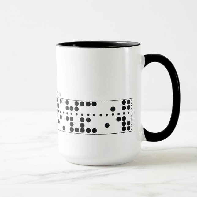 Perforated tape mug (Right)