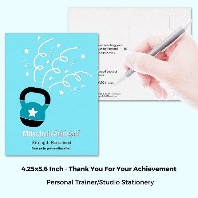 Performance Achievement Thank You Foil Postcard (Performance Achievement Thank You Foil Postcard, 4.25x5.6)