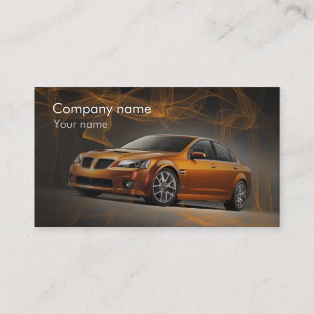 Performance Auto Sales And Service Business Card (Front)
