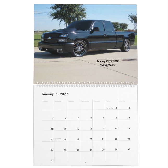 performancetrucks.net 2010 Calendar (Jan 2027)