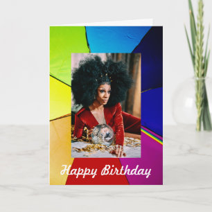 Performer Birthday, 5" x 7" Folded Birthday Card
