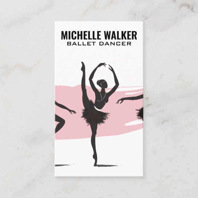Performing Dancer Business Card (Front)