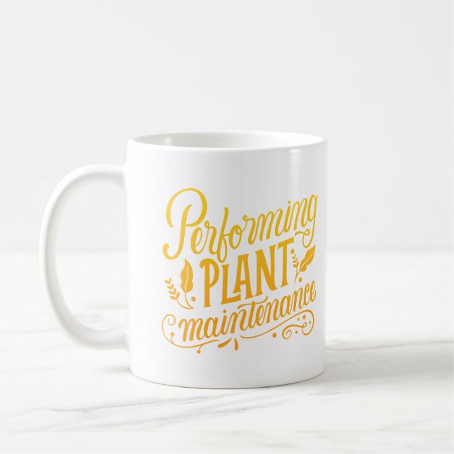PERFORMING PLANT COFFEE MUG (Left)