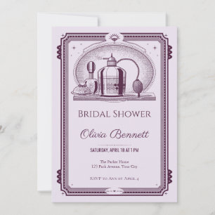 Perfume Atomizer Bridal Shower Invitation