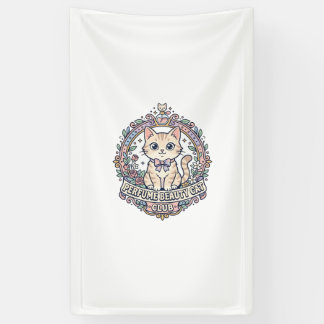 Perfume Beauty Cat Cute Cat T-Shirt Design - Perfu Banner