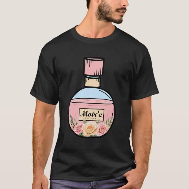 Perfume Bottle Aroma Aromachology Perfumer T-Shirt (Front)