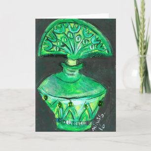 Perfume Bottle Greeting Card (Customisable)