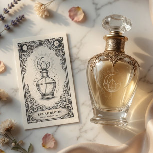 Perfume Brand Vintage Celestial Perfume Brand Business Card