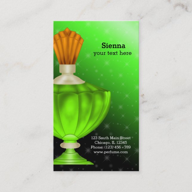 Perfume Business Card (Front)