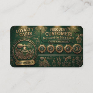 Perfume - Loyalty Local shop Business Card