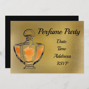 Perfume party plan party invitation