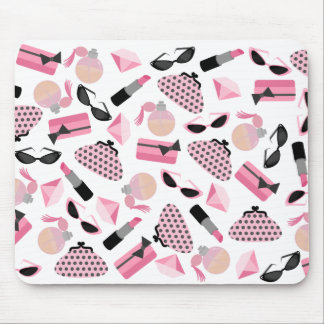 Perfume Purses Sunglasses & Lipstick Mousepad