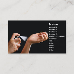 Perfume testing business card