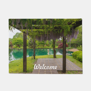 Pergola Of Wisteria Doormat