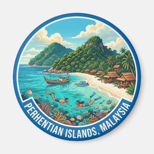 Perhentian Islands Malaysia Magnet (Front)