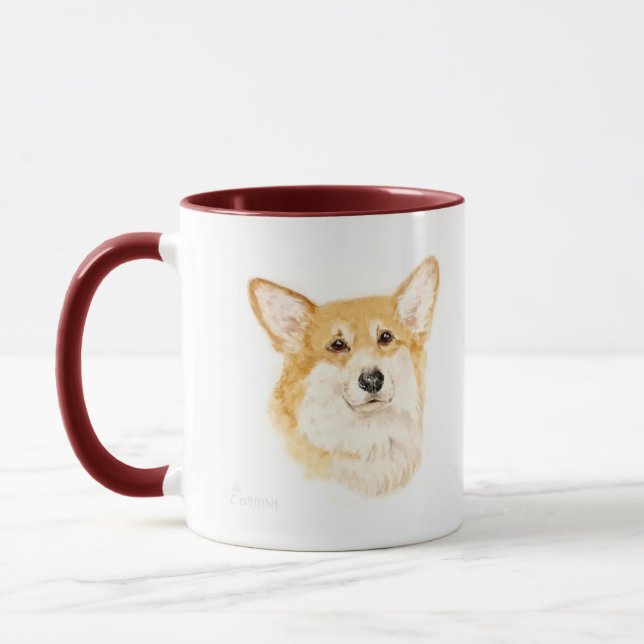 Peri Corgi Mug (Left)