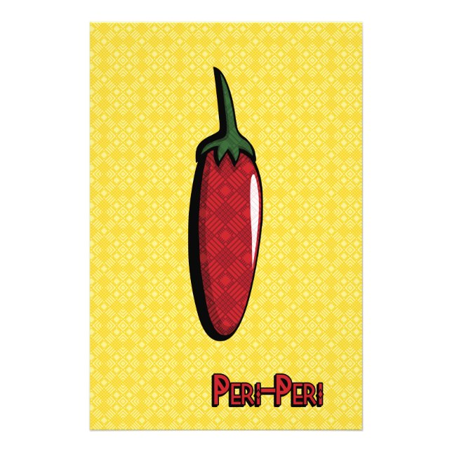Peri-Peri Chilli Pepper Art Print (Front)