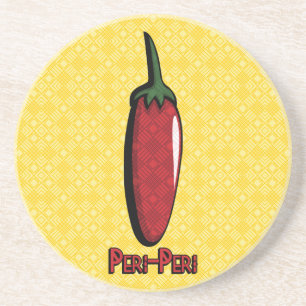 Peri-Peri Chilli Pepper Sandstone Coaster