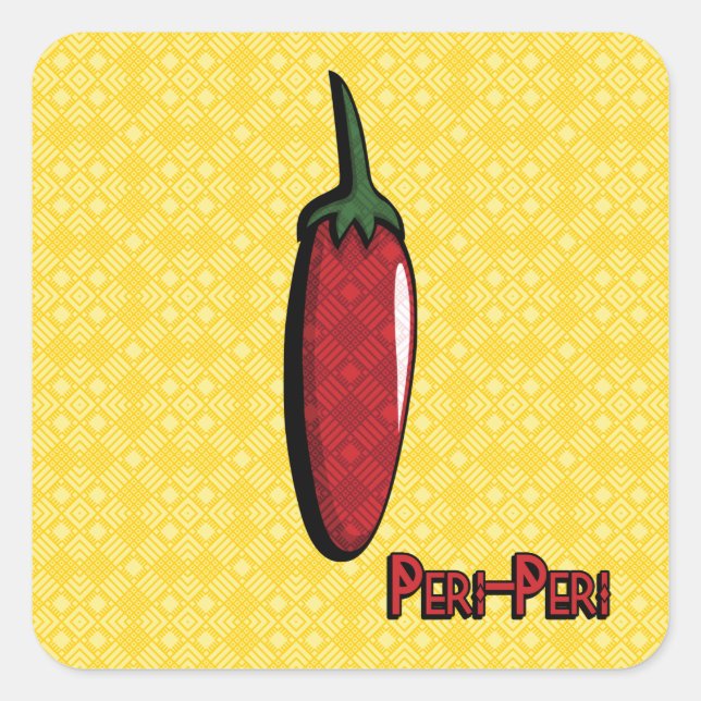 Peri-Peri Chilli Pepper Sticker (Front)