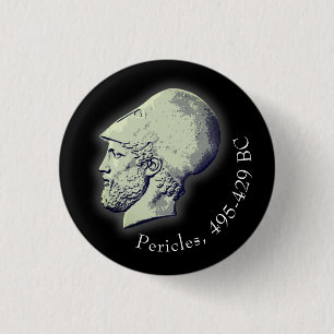 Pericles Portrait 3 Cm Round Badge