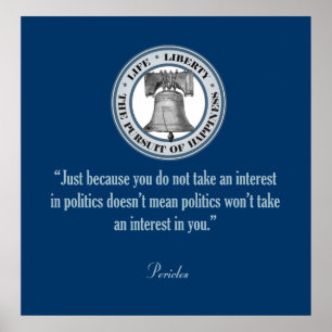 Pericles Quote Poster