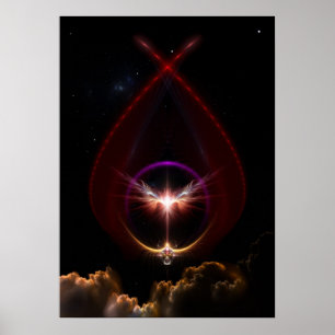 Peridin  Fractal Art Wall Poster