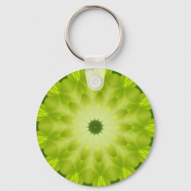 Peridot Kaleidoscope Key Ring (Front)