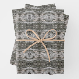 Peril Tree Bark Patterned Wrapping Paper Sheet