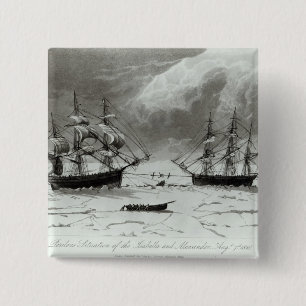Perilous Situation of the Isabella and 15 Cm Square Badge