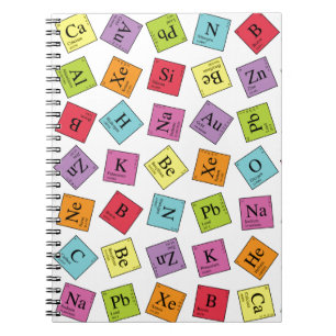 Periodic Elements Spiral Notebook