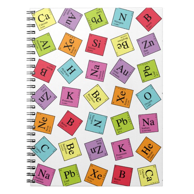 Periodic Elements Spiral Notebook (Front)