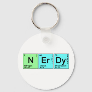 Periodic Nerd Key Ring