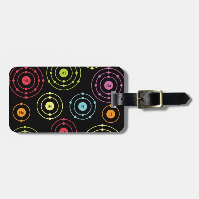 Periodic Shells Luggage Tag (Front Horizontal)