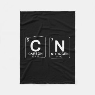 Periodic Table 67 Meme Funny Science Teacher 6 7 B Fleece Blanket