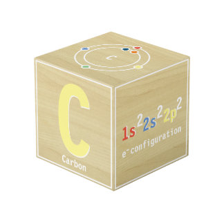 Periodic Table Alphabet Block Carbon Educational Cube