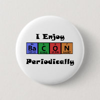 Periodic Table Bacon Science Chemistry Funny