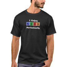 Periodic Table Bacon Science Chemistry Funny