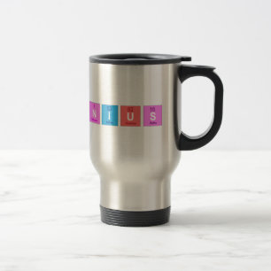 Periodic table chemistry fun travel mug