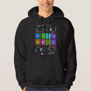 Periodic Table Chemistry Nerd Science Teacher Chem Hoodie